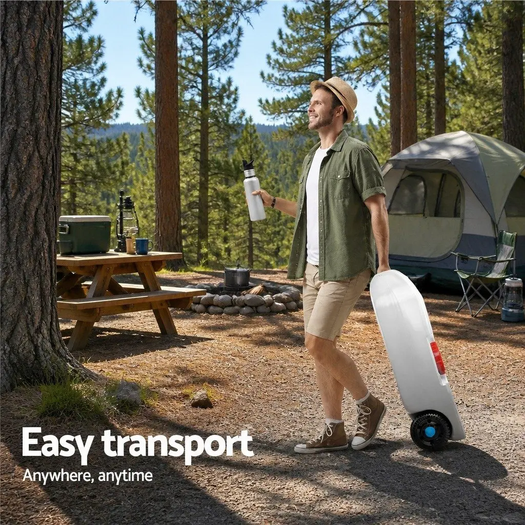 Portable Water Tank Polyethylene 40L Grey
