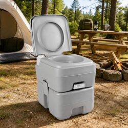 Durable 20L Portable Camping Toilet for Outdoor Use