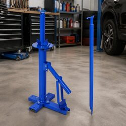 Motorcycle Tire Changer Tool Steel Blue 8"-18" Rim Manual Pry Bar Floor Mount