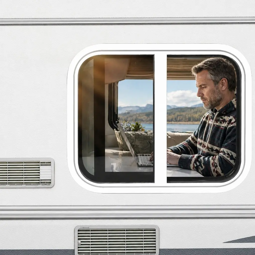 Caravan Sliding Window for RVs and Campers