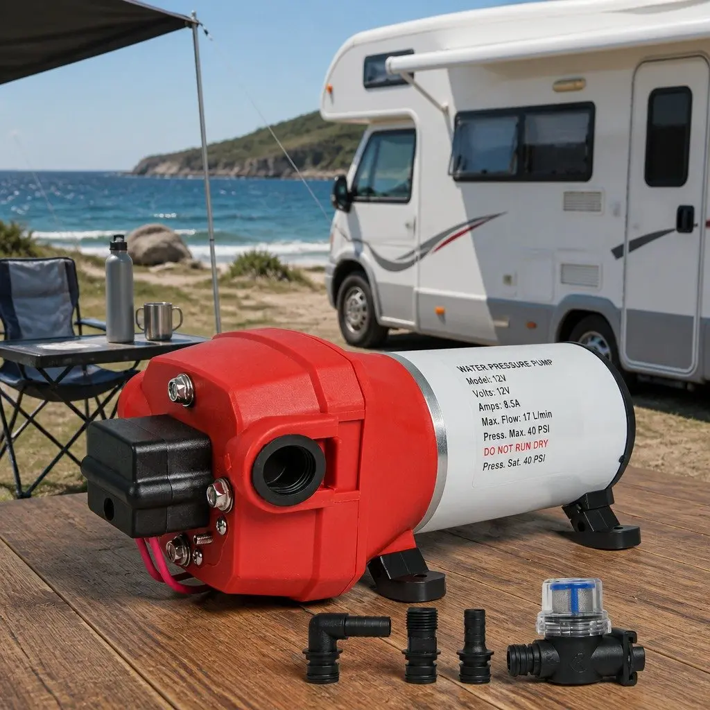 12V Caravan Water Pump with 40PSI Pressure