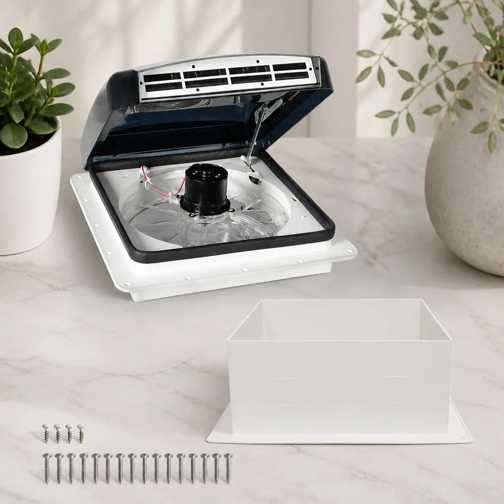 12V Caravan Roof Vent Fan with Adjustable Speed