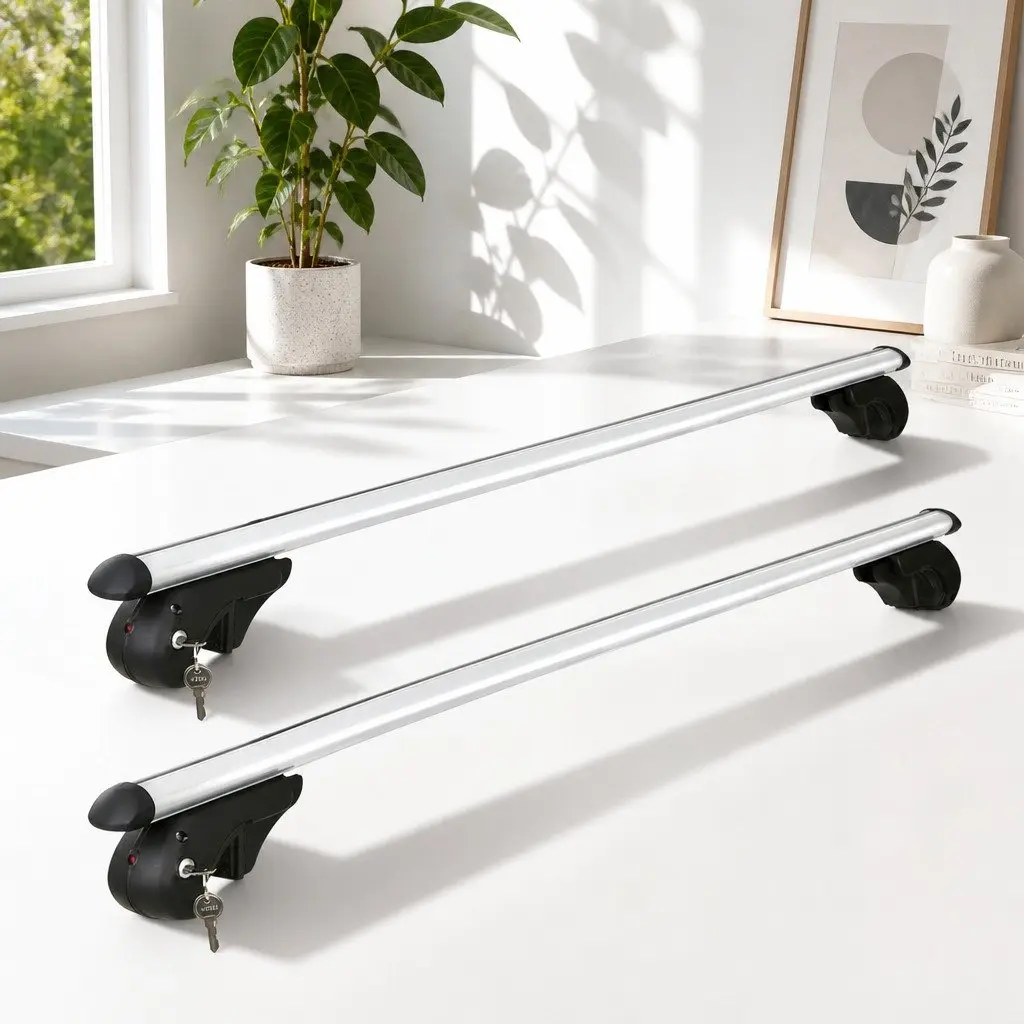 Car Roof Rack Aluminium 123cm Silver