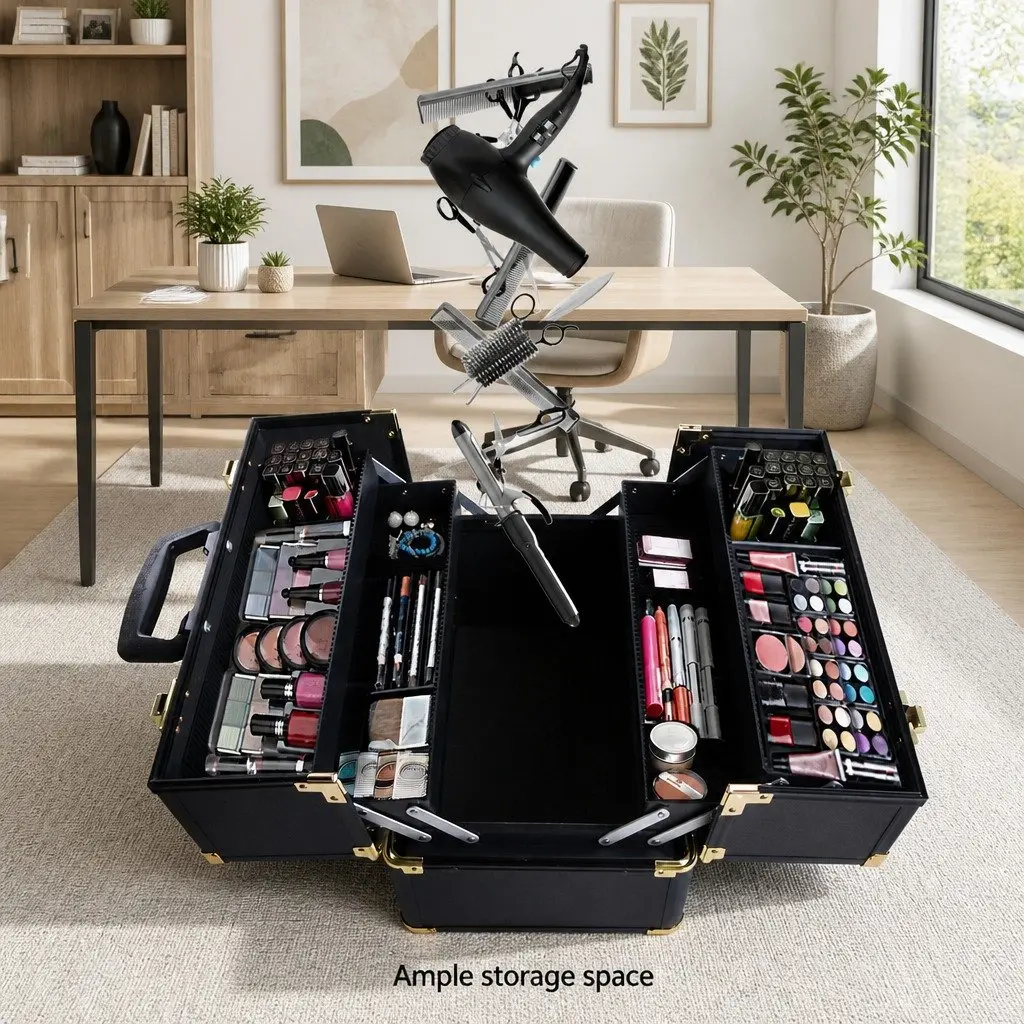 Professional Makeup Case with Organised Storage