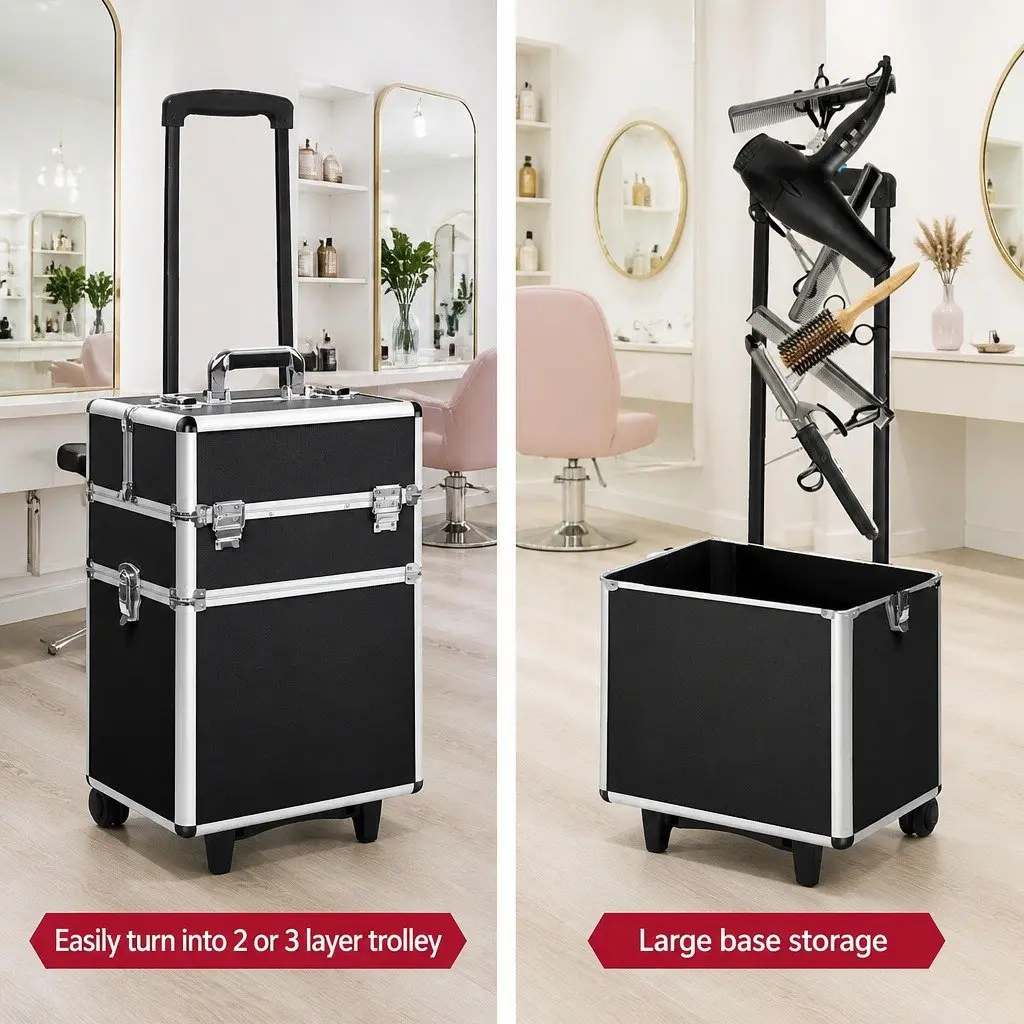Makeup Case Trolley for Cosmetics Organization