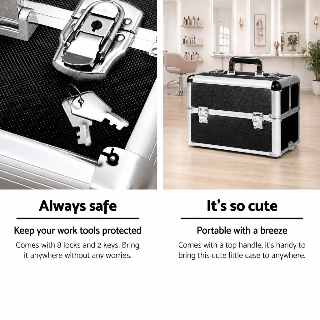 Makeup Case Trolley for Cosmetics Organization