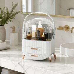 High-Quality Makeup Organizer with Portable Design