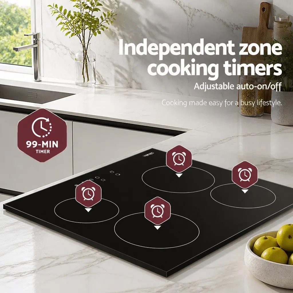 60cm Electric Ceramic Cooktop with Touch Control