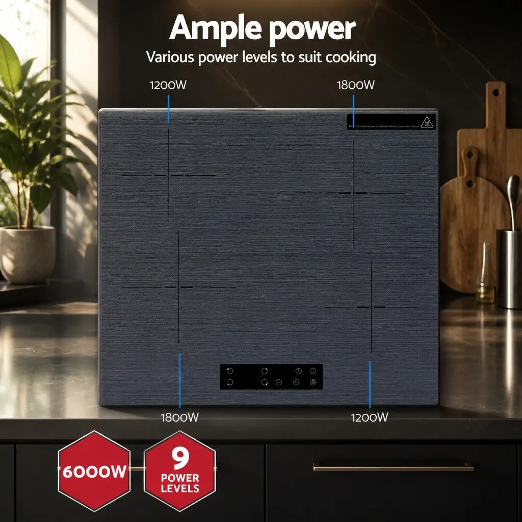 60cm Electric Ceramic Cooktop with Touch Control