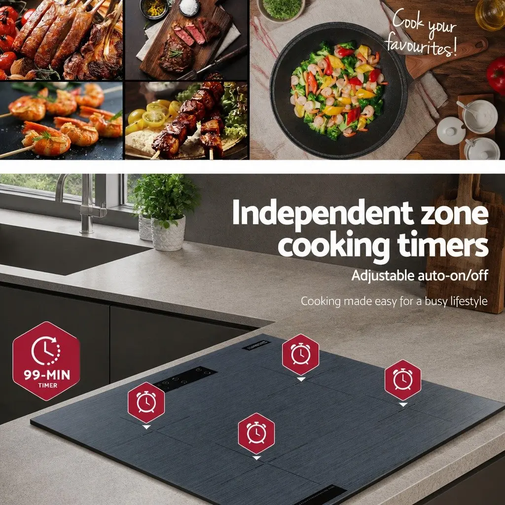 60cm Electric Ceramic Cooktop with Touch Control