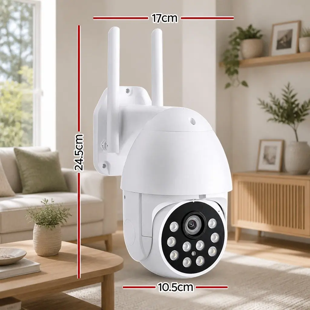Wireless IP Camera 1080P HD CMOS White 11cm x 17cm x 26cm