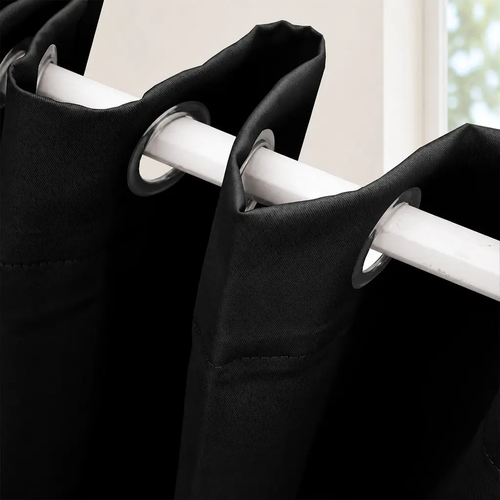 Blockout Curtain Panels Polyester 132cm 160cm Avocado