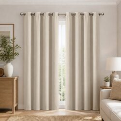 Durable Triple Weave Blackout Curtain Panels 132x213cm