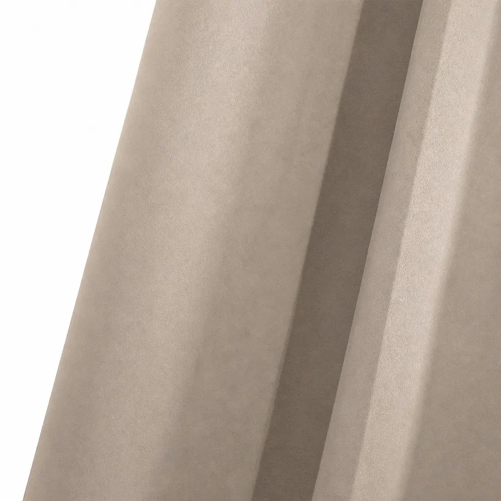 Blockout Curtain Panels Eyelet 3 Layer Noise Insulation Heat Home Decor Beige