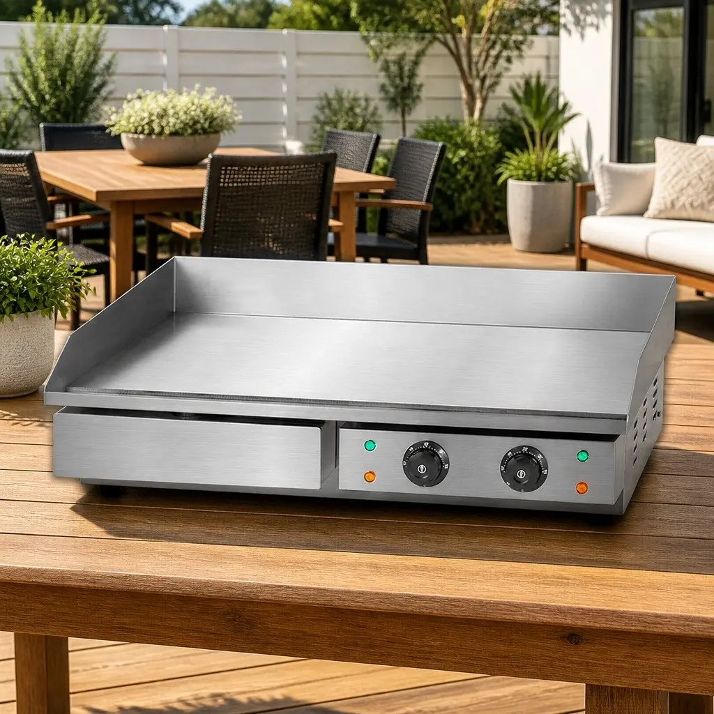 73cm Electric Griddle with Dual Cooking Zones