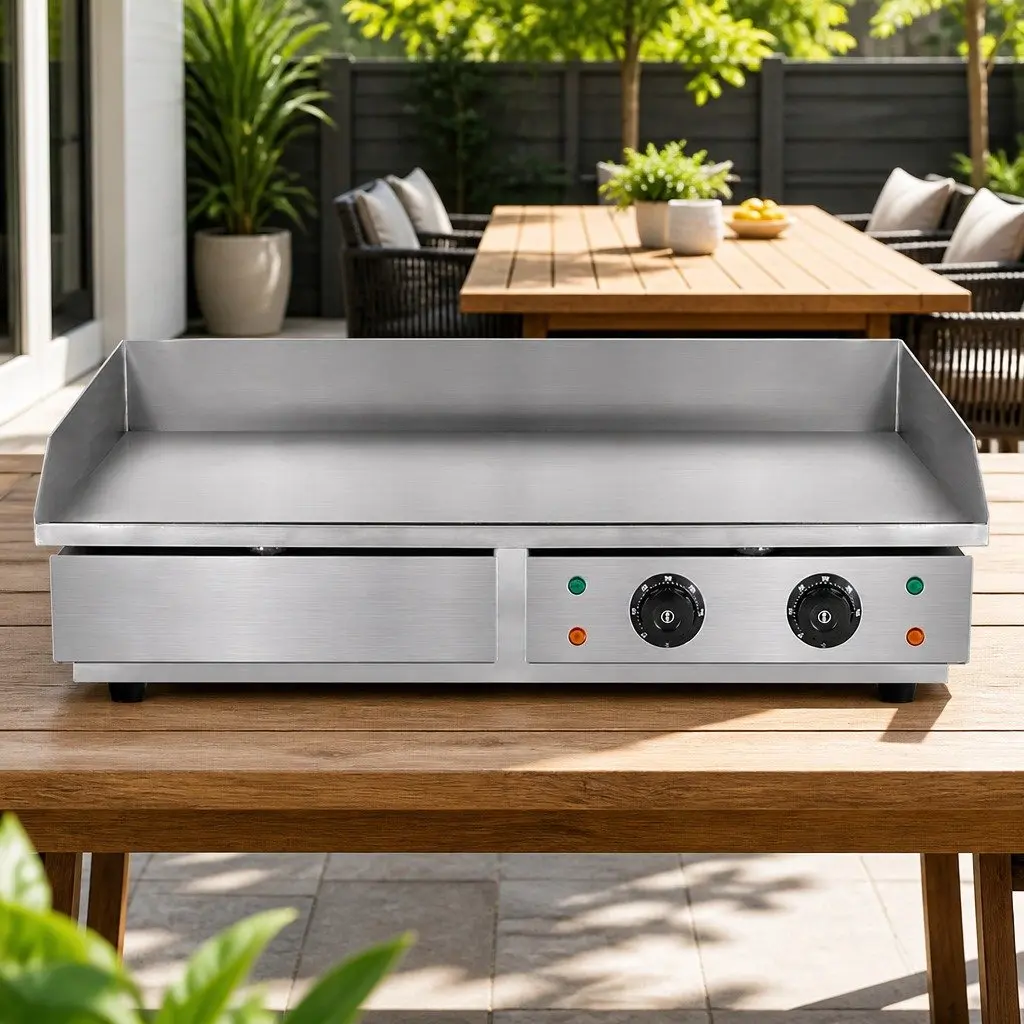 73cm Electric Griddle with Dual Cooking Zones