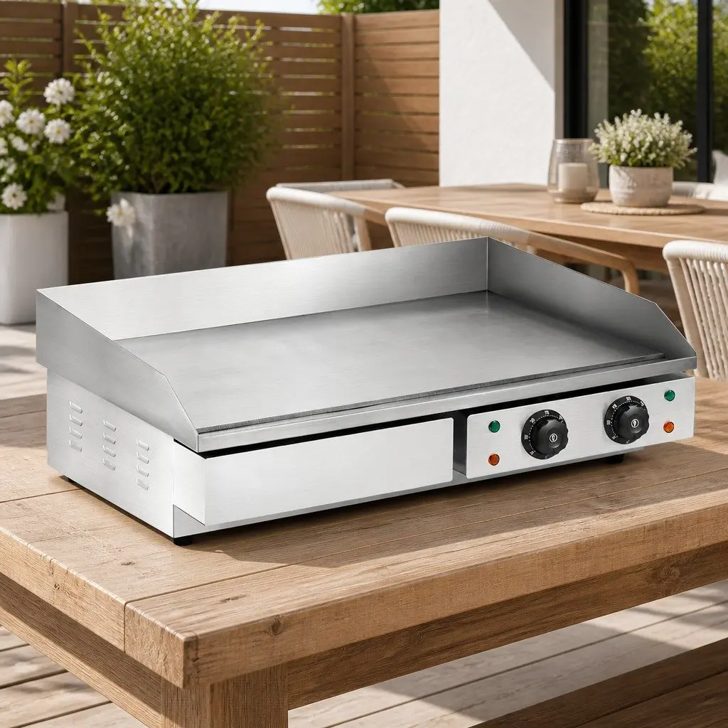 73cm Electric Griddle with Dual Cooking Zones