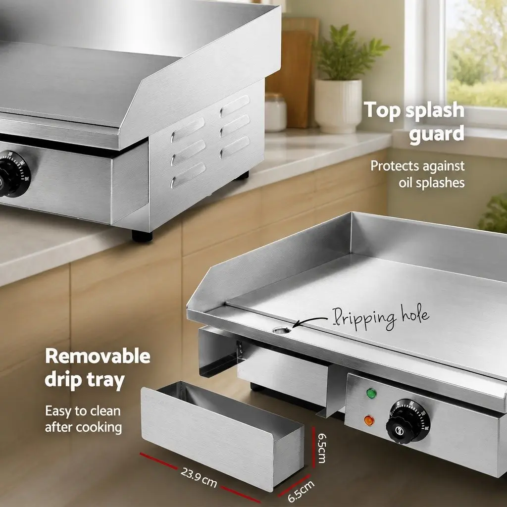 55cm Electric Griddle Cooktop for BBQ and Cooking