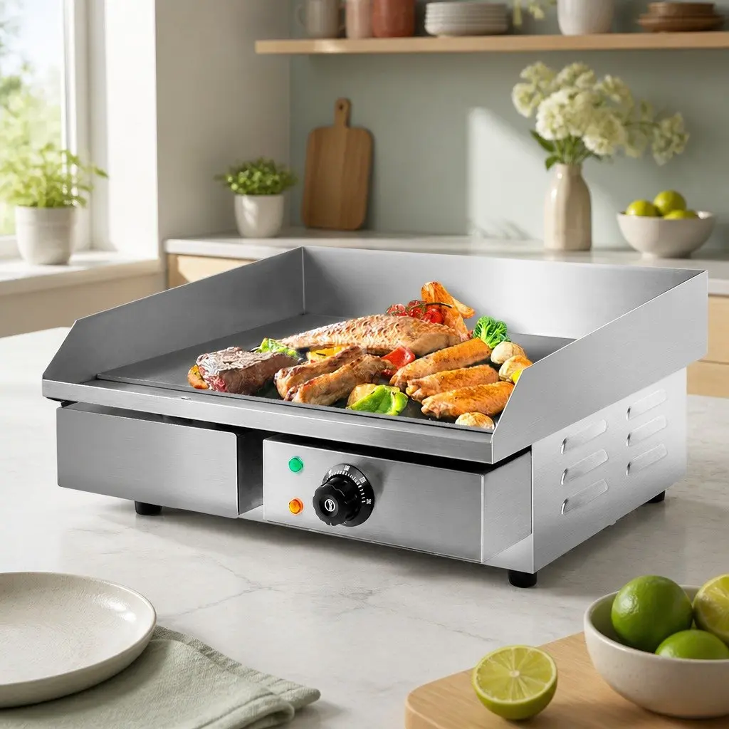 55cm Electric Griddle Cooktop for BBQ and Cooking