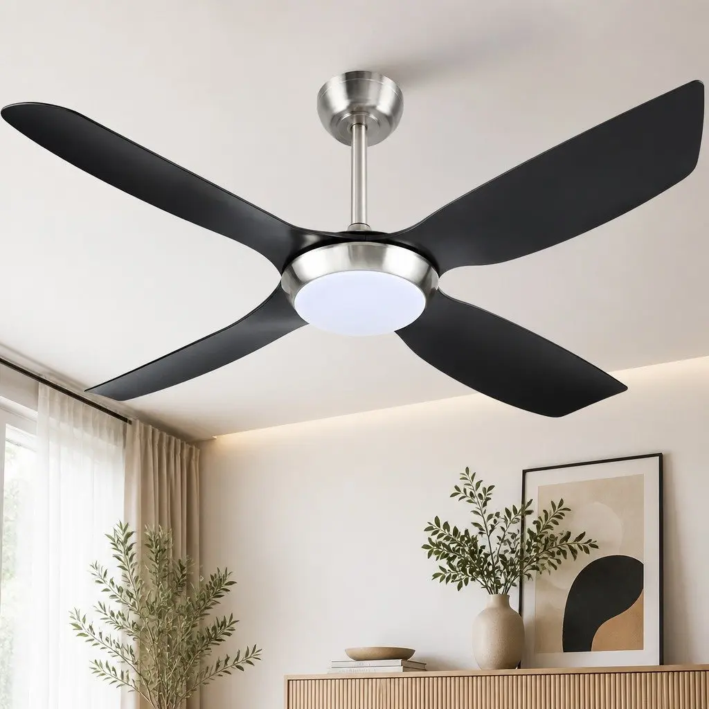 52-Inch Ceiling Fan with LED Light and Remote Control