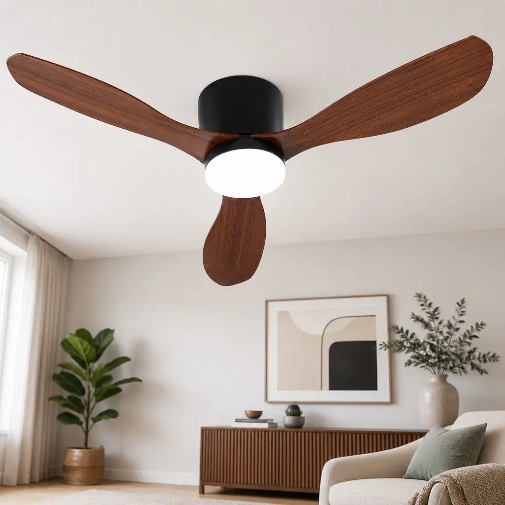 52-Inch Ceiling Fan with LED Light & Remote Control