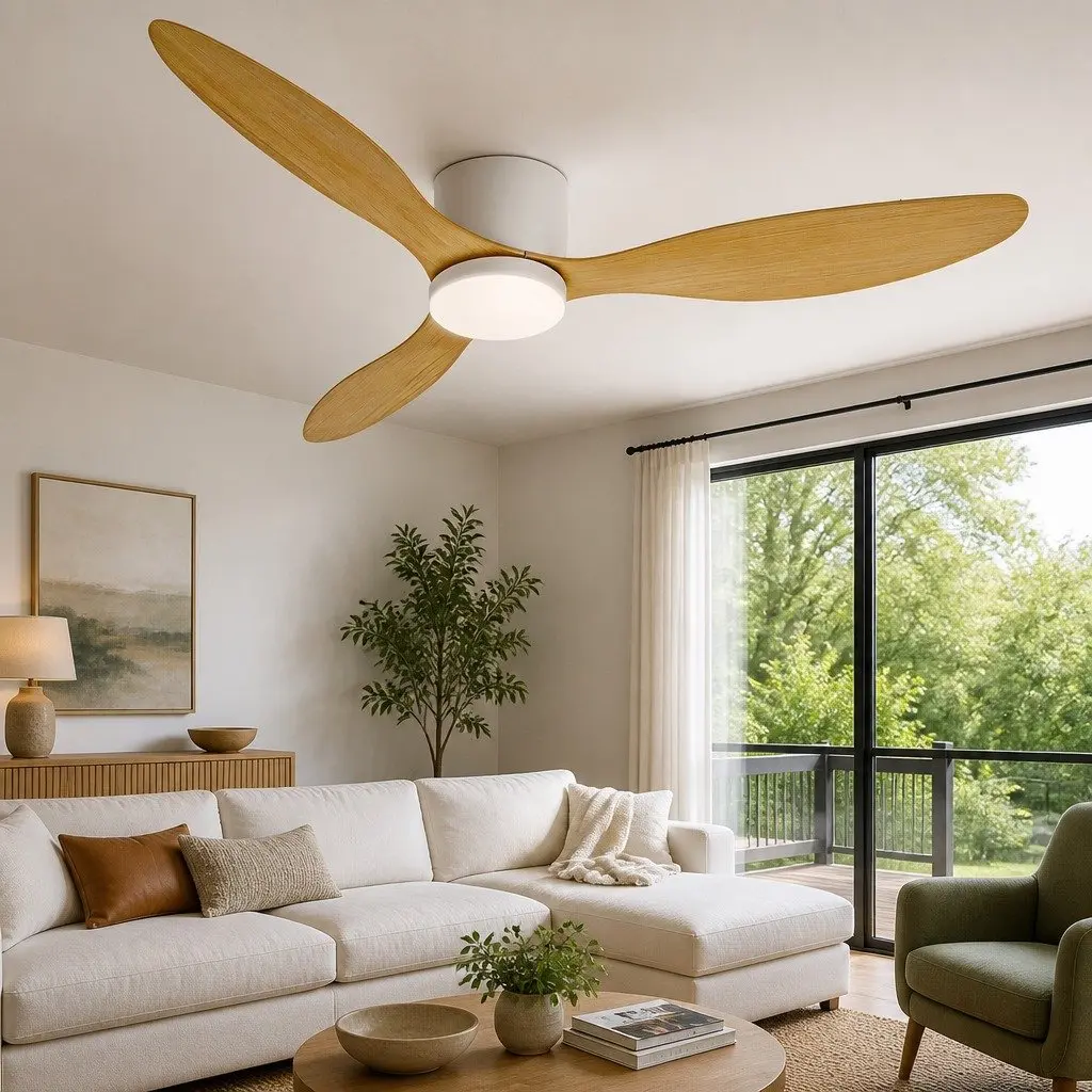 52 Inch Ceiling Fan with LED Light and Remote