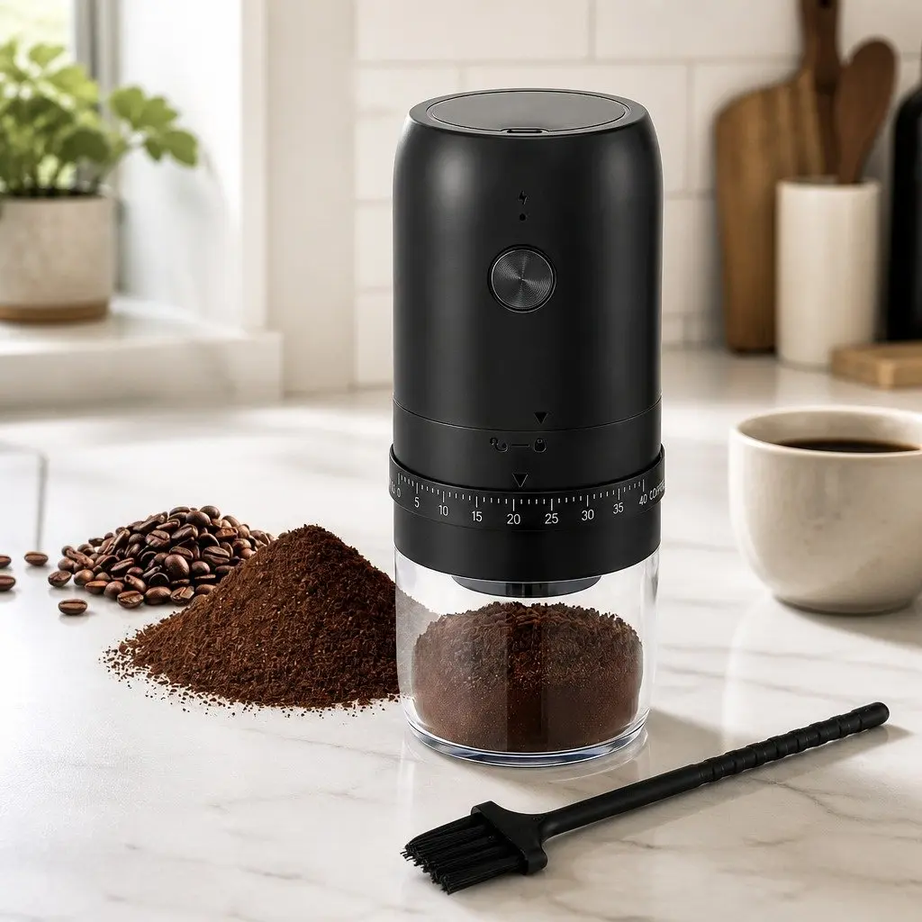 Portable Electric Coffee Grinder with USB-C