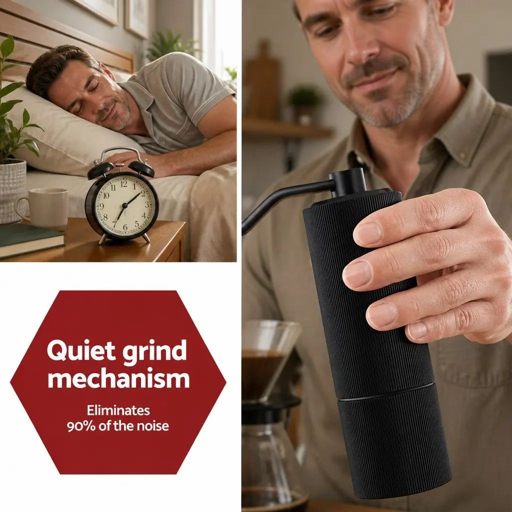 Manual Coffee Grinder with 24 Grind Settings