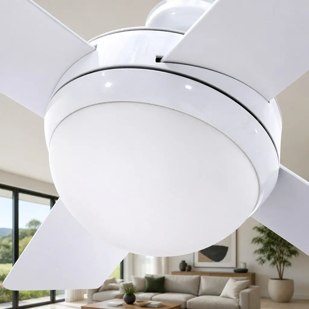 52 Inch Ceiling Fan with LED Light and Remote