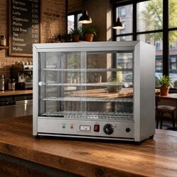 4-Tier Stainless Steel Commercial Food Warmer 64cm