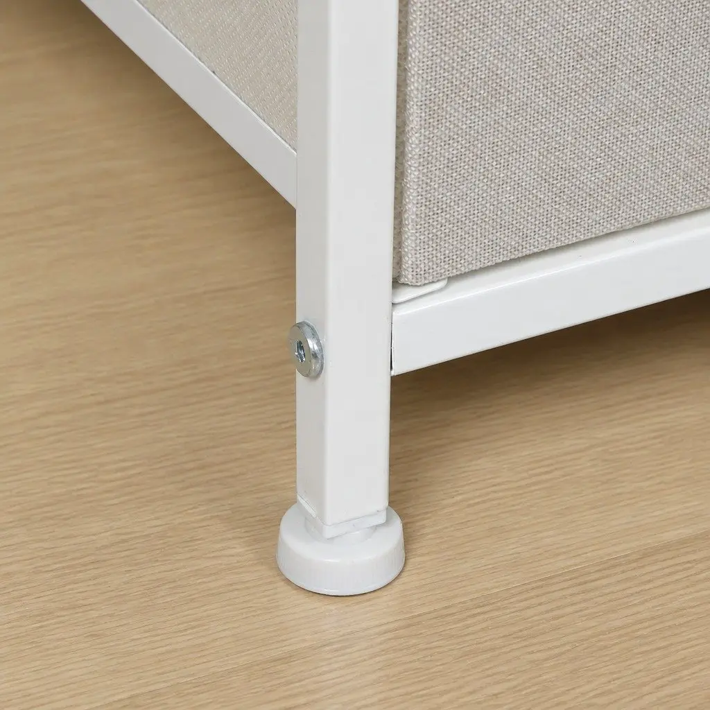 2-Drawer Storage Cabinet for Bedrooms