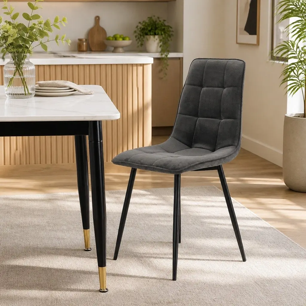 Set of 4 High Density Foam Dining Chairs