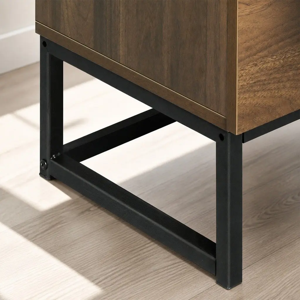 Walnut Sideboard Buffet Storage Cabinet