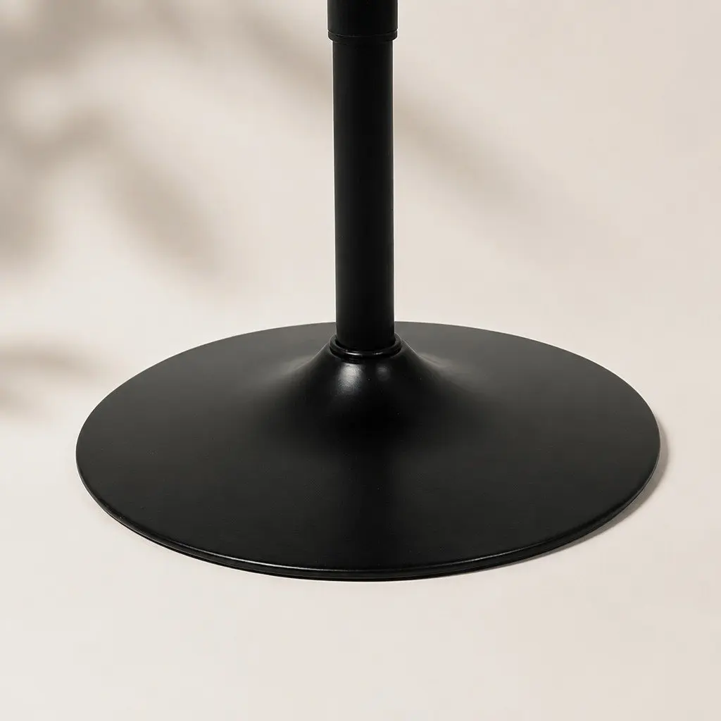 Bar Table Swivel Gas Lift Adjustable Height Counter Stool Desk Black Indoor