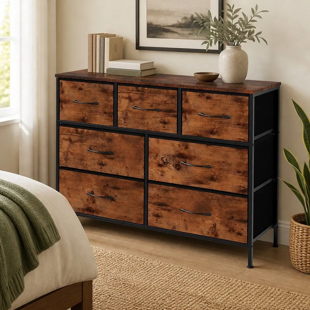 Fabric Drawer Tower Storage Organizer for Home