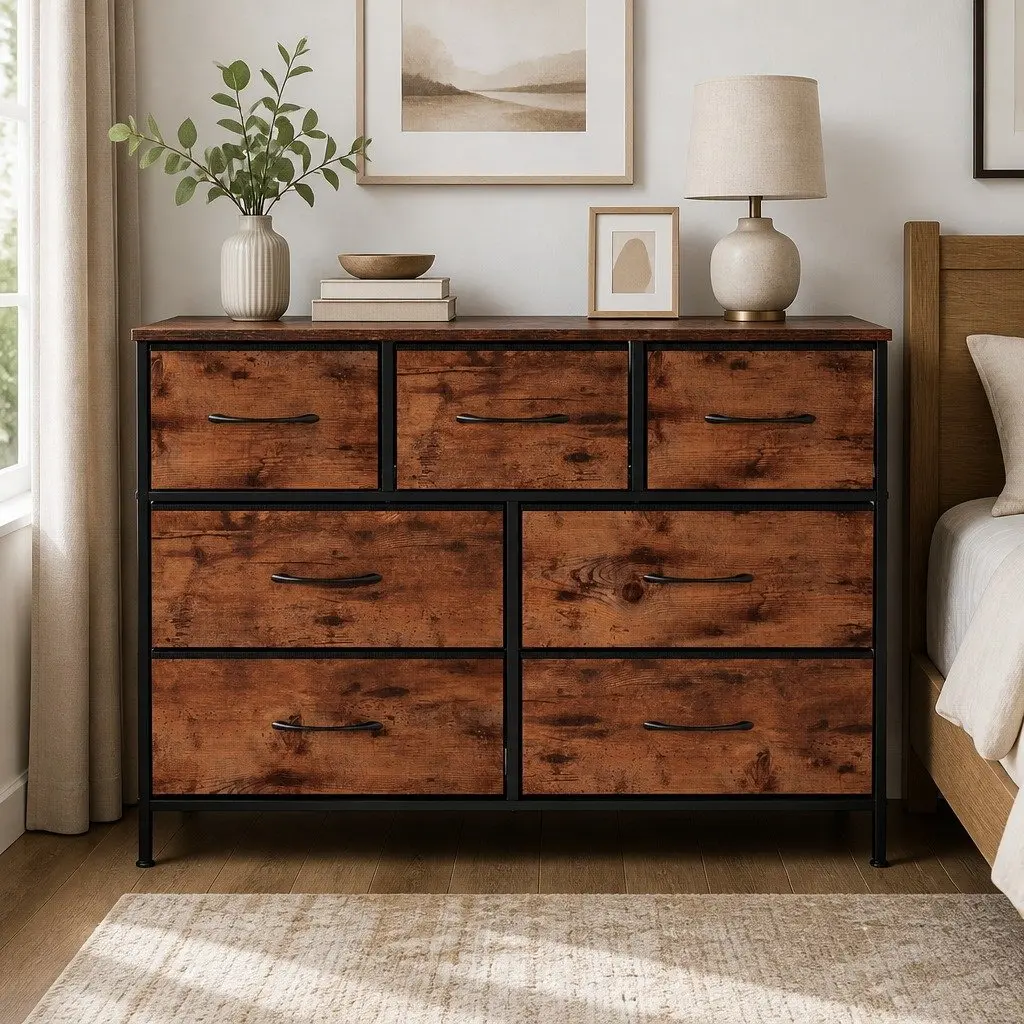 Fabric Drawer Tower Storage Organizer for Home