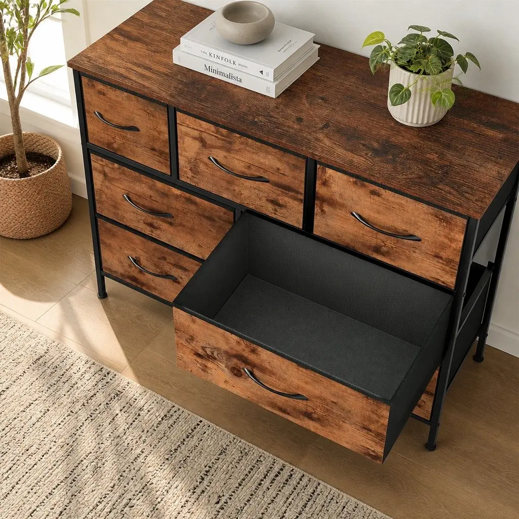 Fabric Drawer Tower Storage Organizer for Home