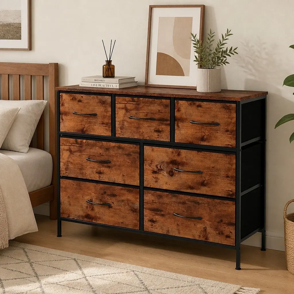 Fabric Drawer Tower Storage Organizer for Home