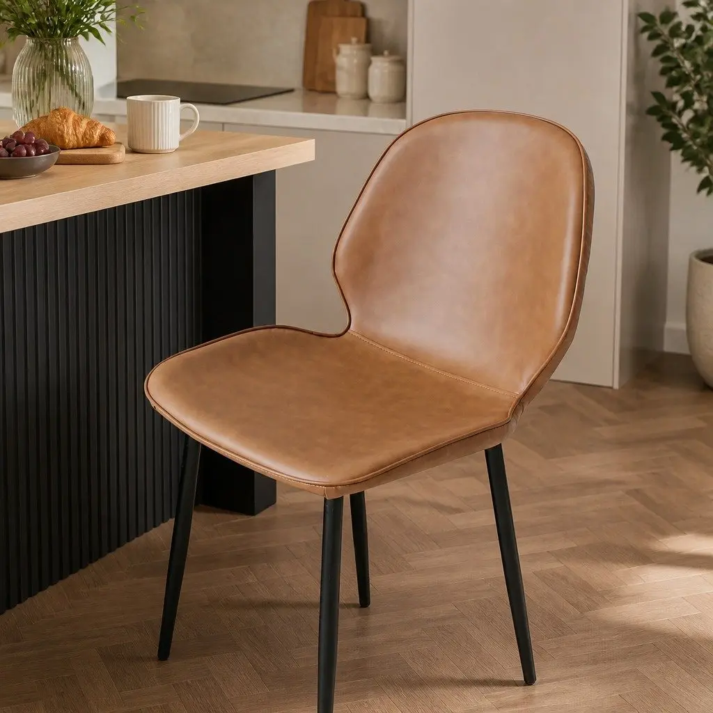 Set of 2 Bar Stools for Kitchen Island Seating