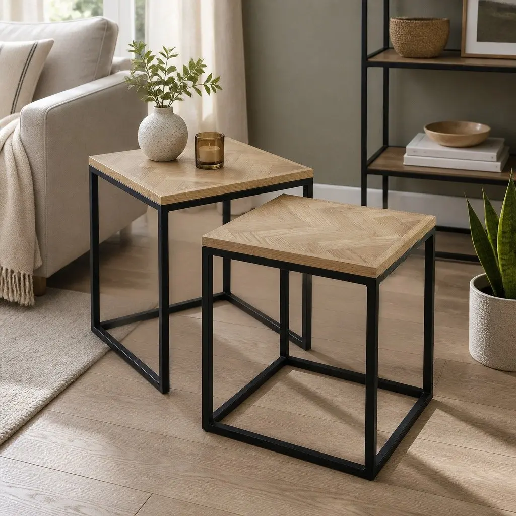 2-Piece Nesting Coffee Table Set