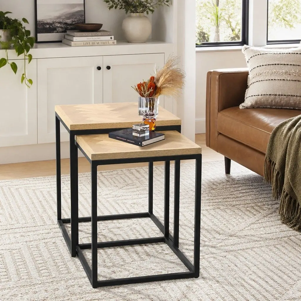 2-Piece Nesting Coffee Table Set