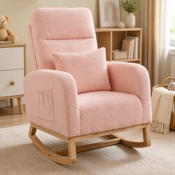 Premium Rocking Chair Ottoman Set for Relaxation
