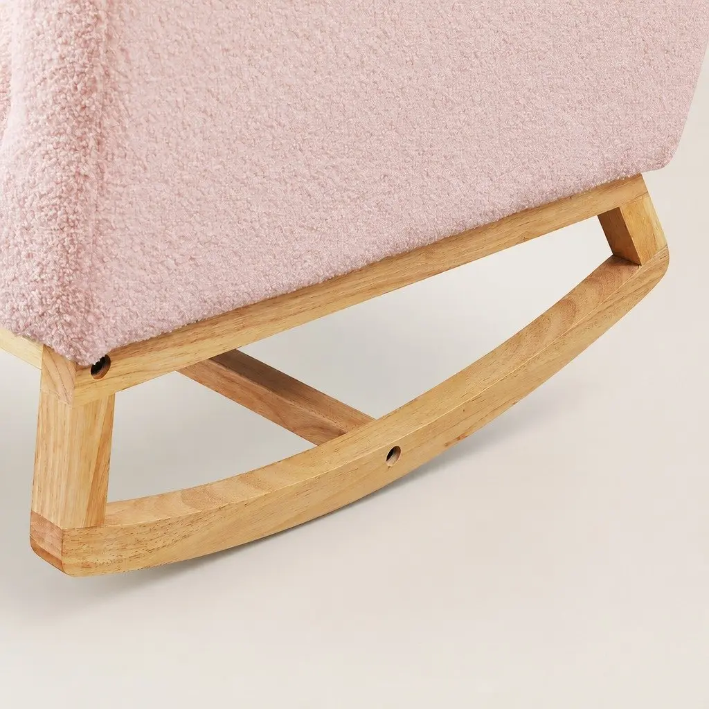 Rocking Chair Ottoman Set for Relaxation