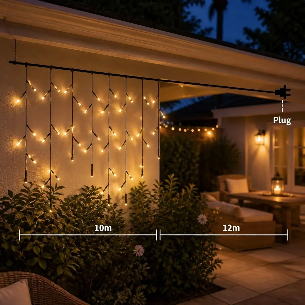 500 LED Cool White String Lights for Decoration