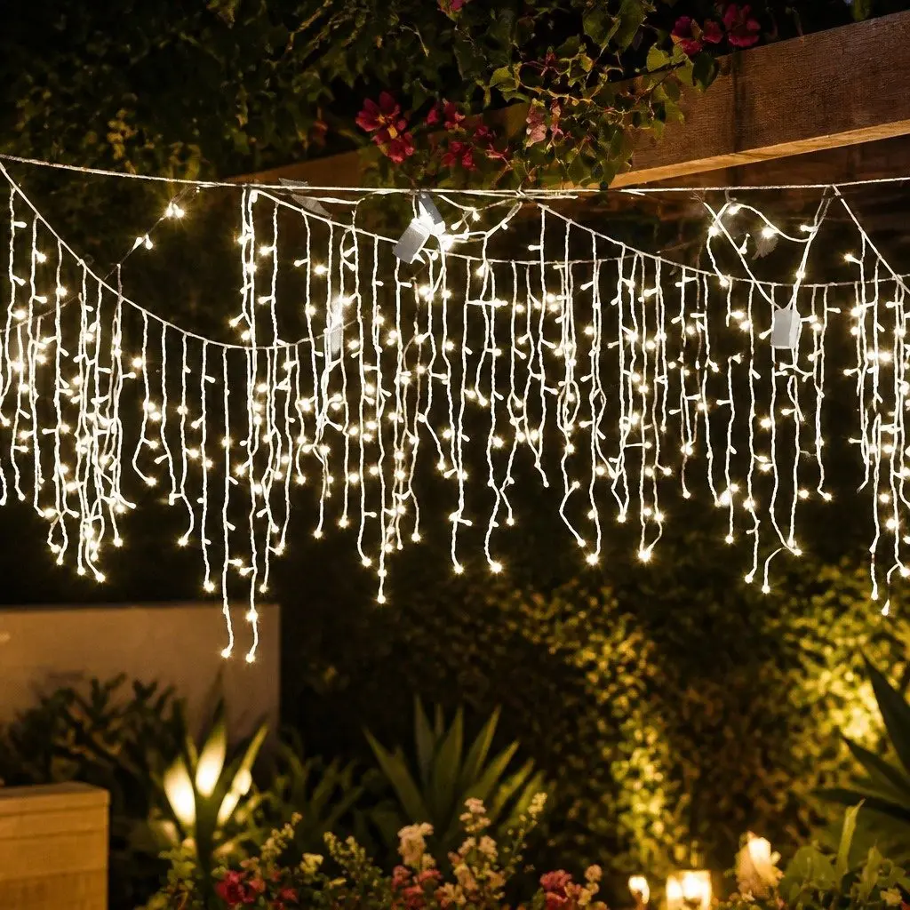 500 LED Cool White String Lights for Decoration