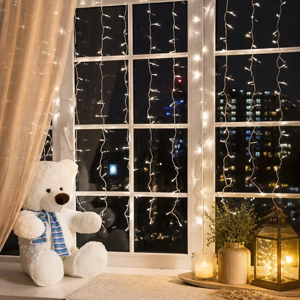 500 LED Cool White String Lights for Decoration