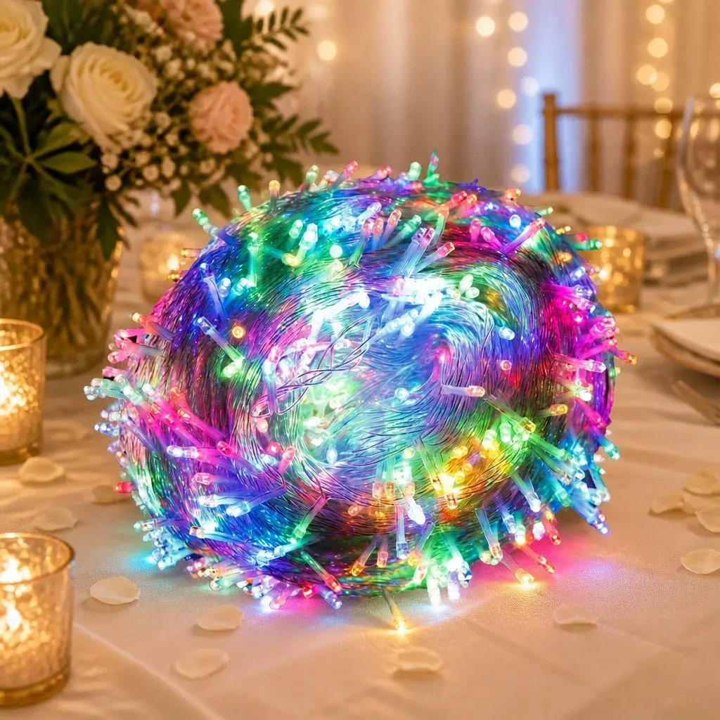 500 LED String Lights for Wedding and Party Decor