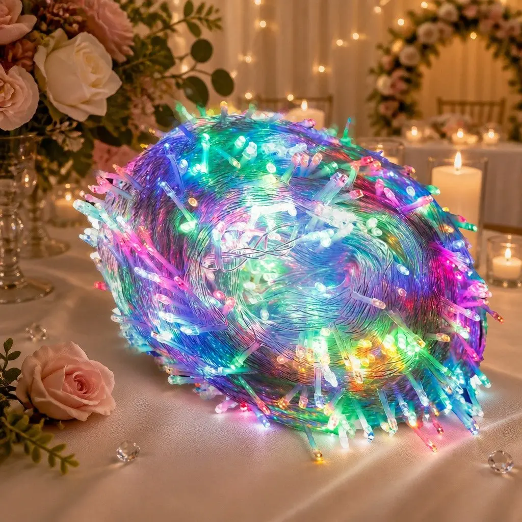 500 LED String Lights for Wedding and Party Decor