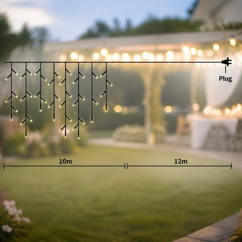 500 LED String Lights for Wedding and Party Decor