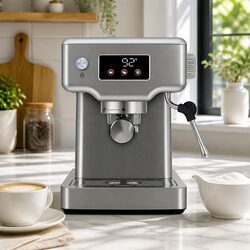 20 Bar Espresso Maker with Steam Wand for Rich Coffee
